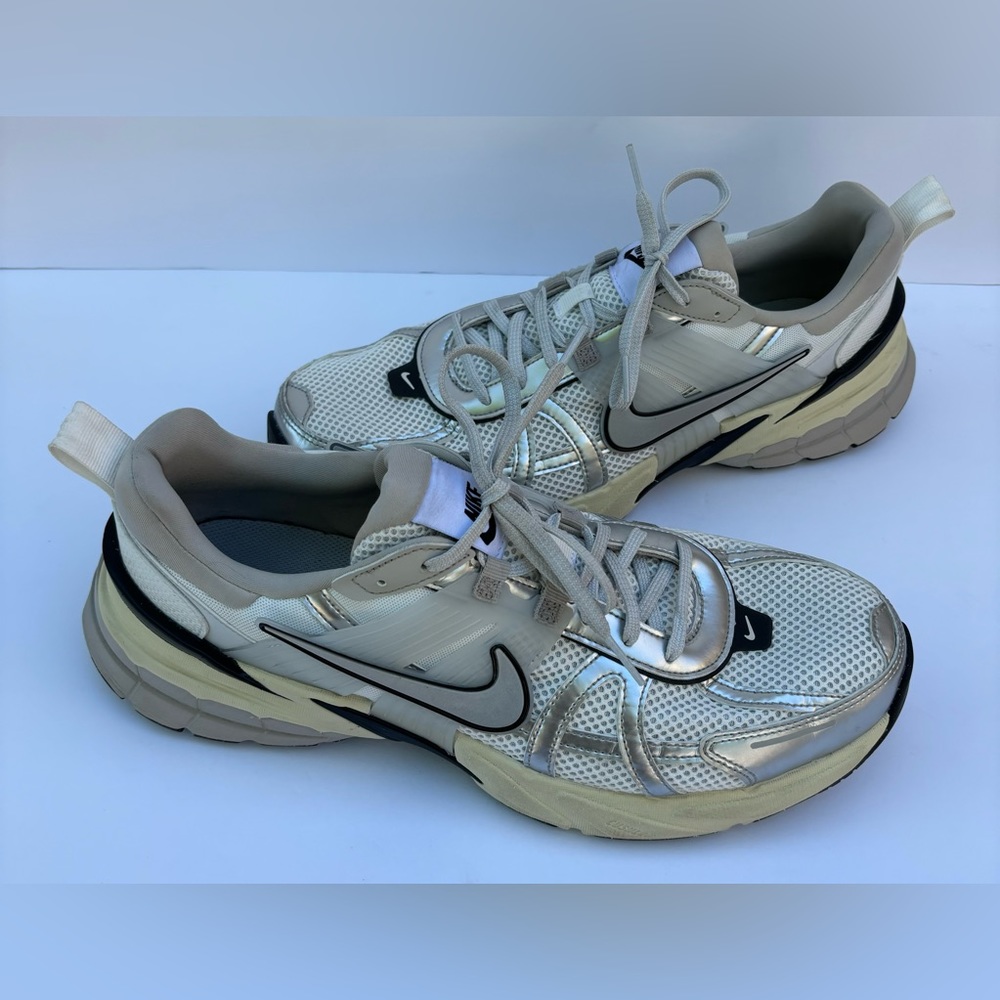 Nike V2K Run Summit White Metallic Silver  Women’s Shoes